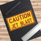 "Cuation - Jet Blast" Bumper Stickers - I Love a Hangar