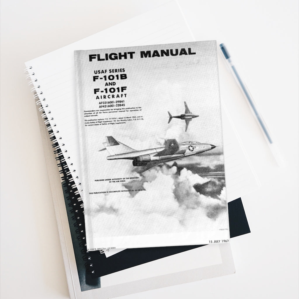 F-101 "Voodoo" Inspired Hardcover Journal - I Love a Hangar