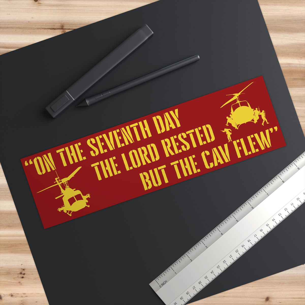 "On the 7th Day...the Cav Flew" Bumper Stickers - I Love a Hangar