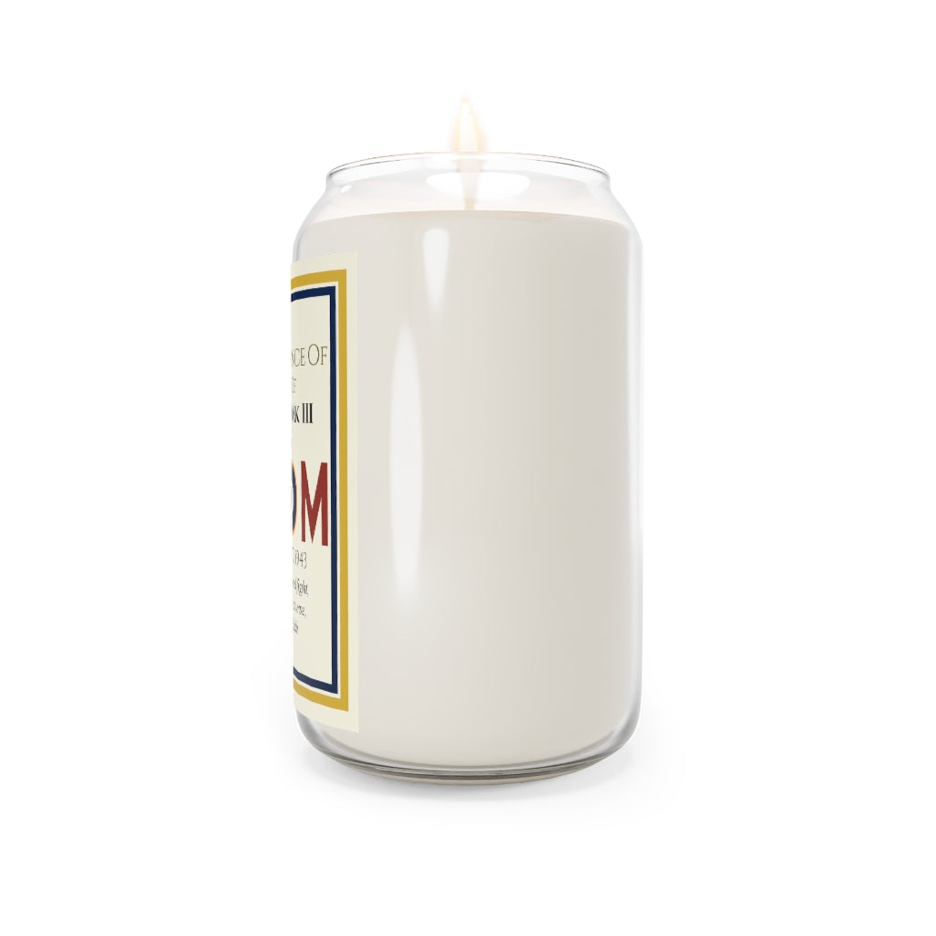 13.75 oz. Customizable Memorial Candle For Aircraft Crew (RAF/RAAF/RCAF) - I Love a Hangar