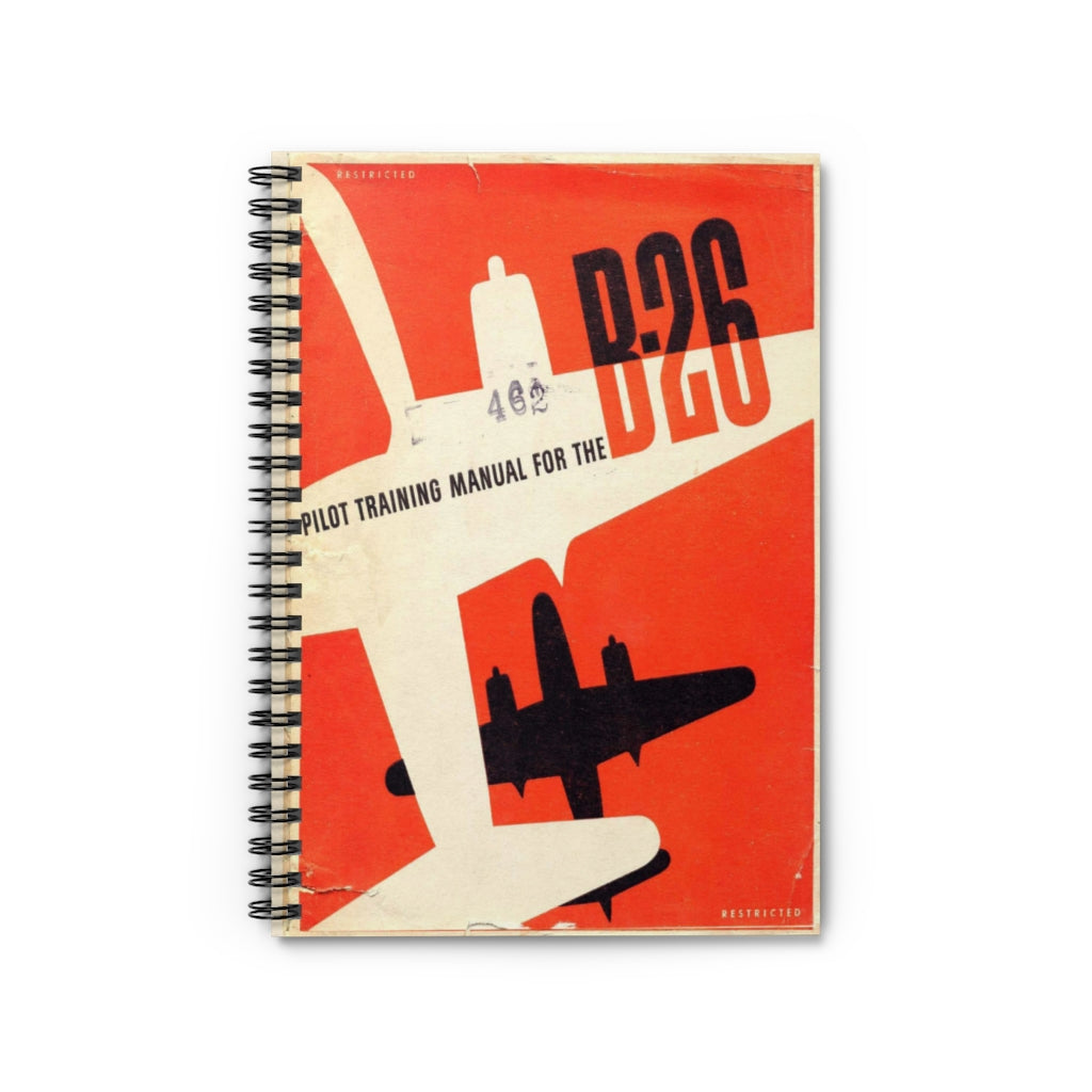 B-26 "Marauder" Inspired Spiral Notebook - I Love a Hangar