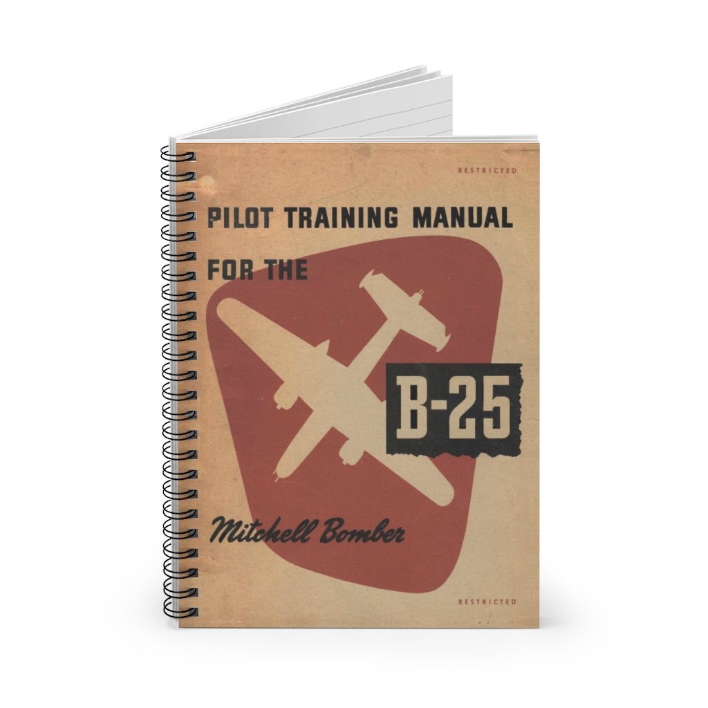 B-25 "Mitchell" Inspired Spiral Notebook - I Love a Hangar