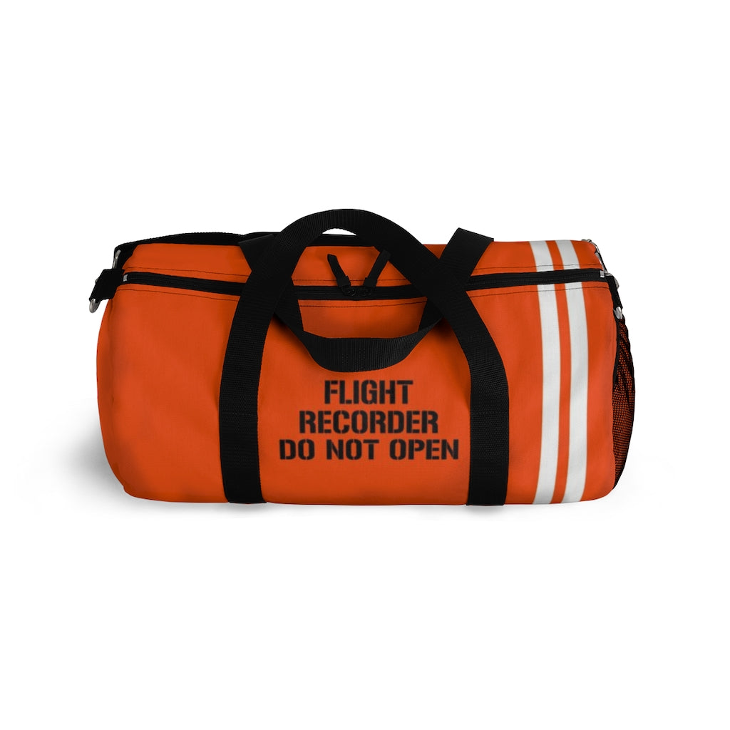 Flight Recorder Aviator's Duffel Bag - I Love a Hangar