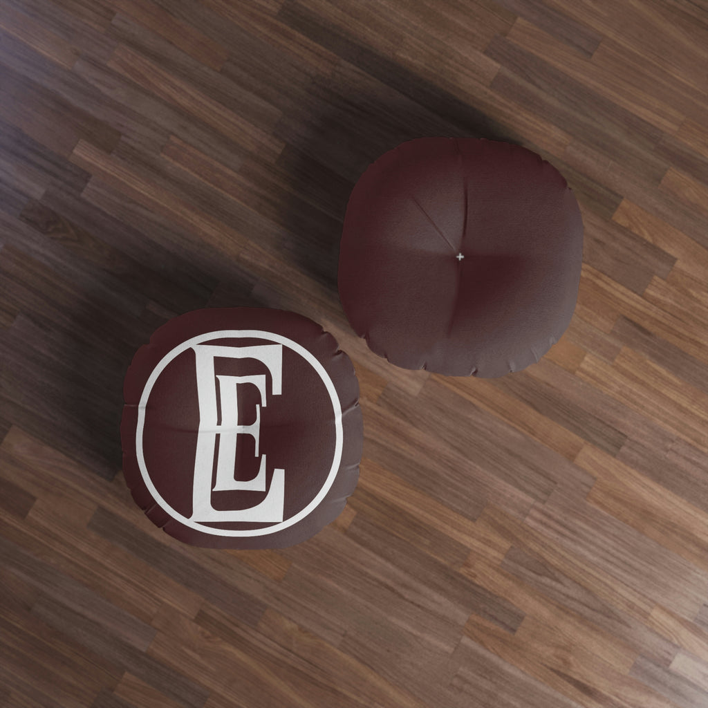 English Electric Tufted Floor Pillow, Round - I Love a Hangar