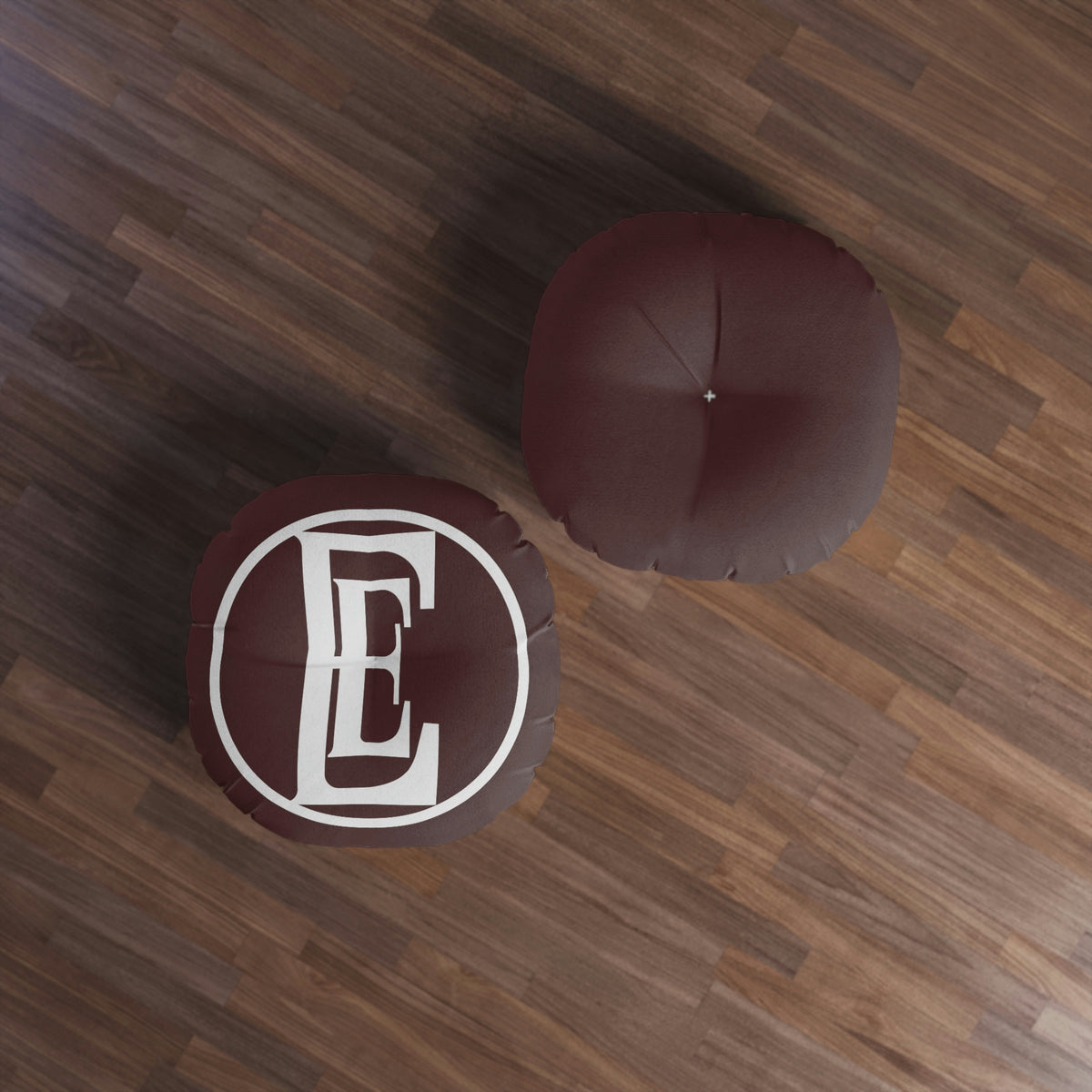 English Electric Tufted Floor Pillow, Round - I Love a Hangar