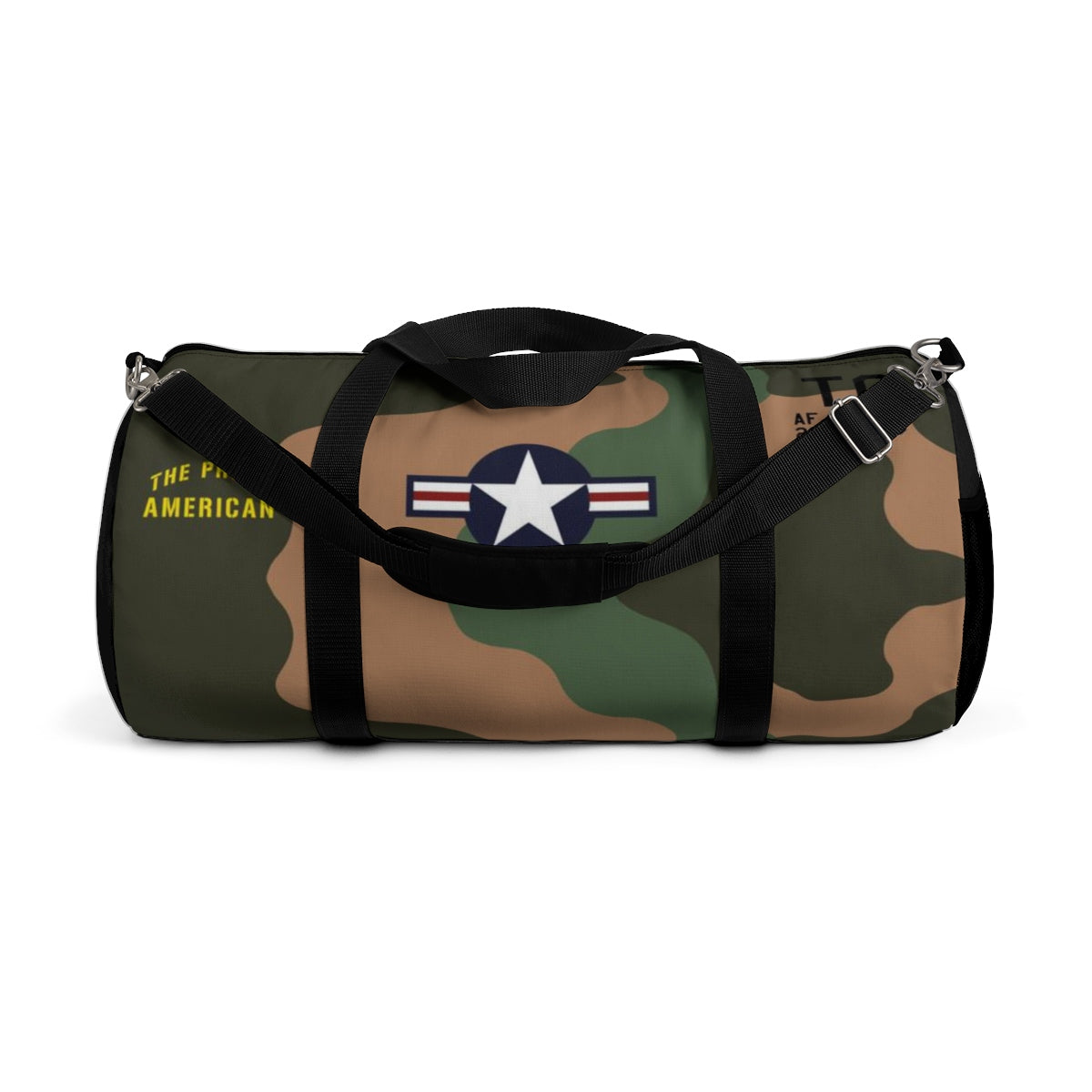 Douglas A-1 Skyraider "The Proud American" Duffel Bag - I Love a Hangar