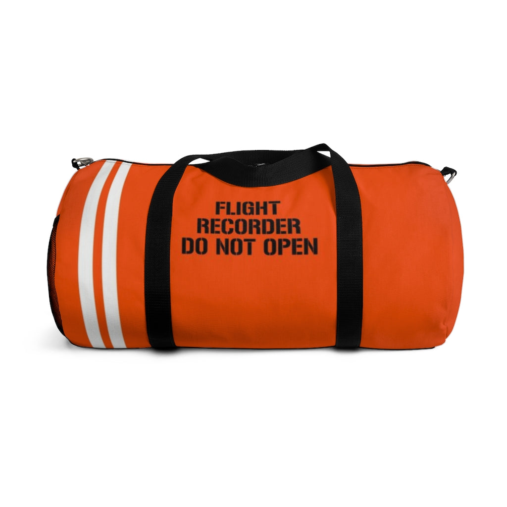 Flight Recorder Aviator's Duffel Bag - I Love a Hangar