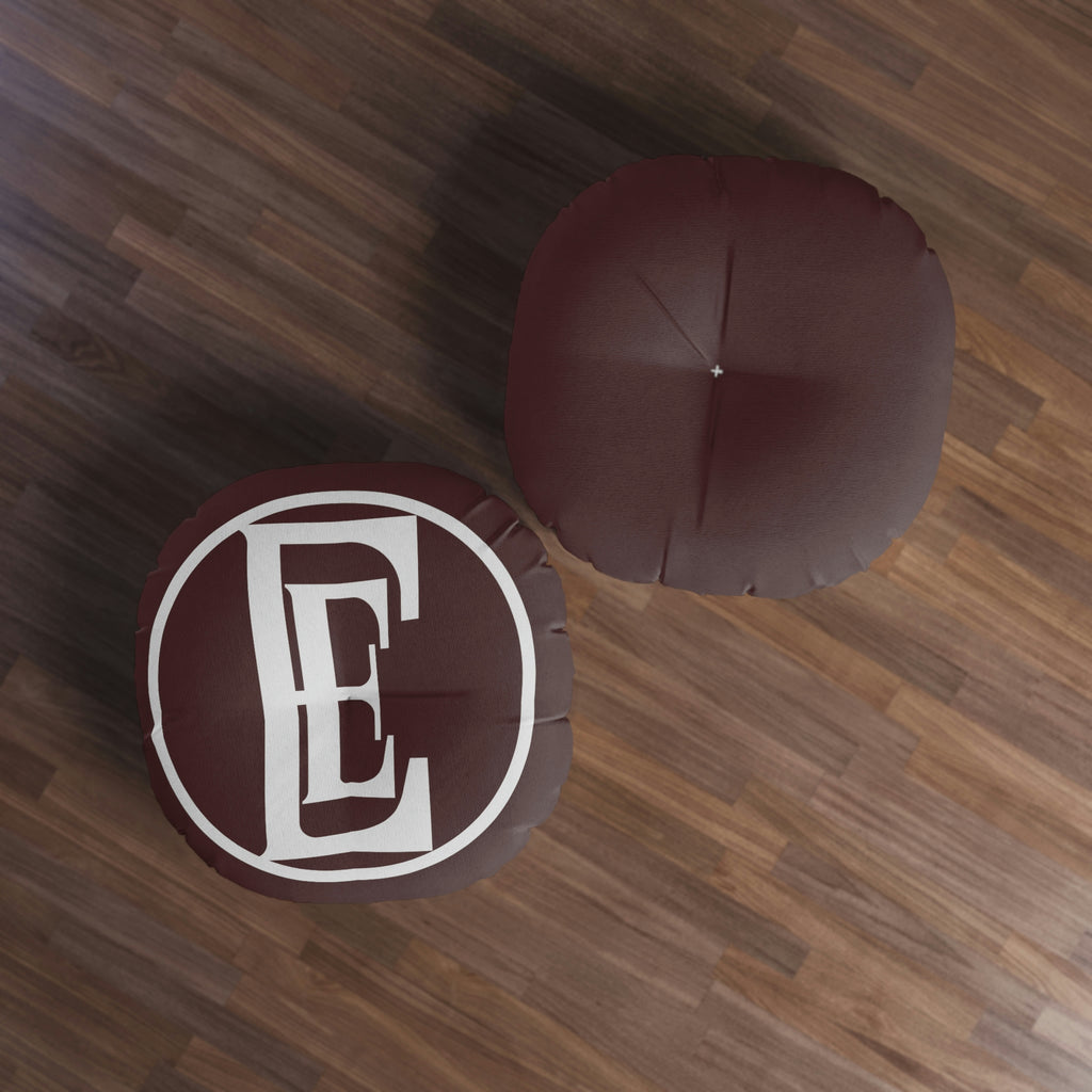 English Electric Tufted Floor Pillow, Round - I Love a Hangar
