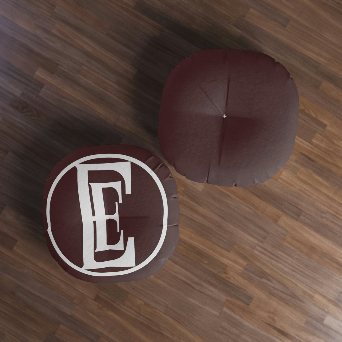 English Electric Tufted Floor Pillow, Round - I Love a Hangar