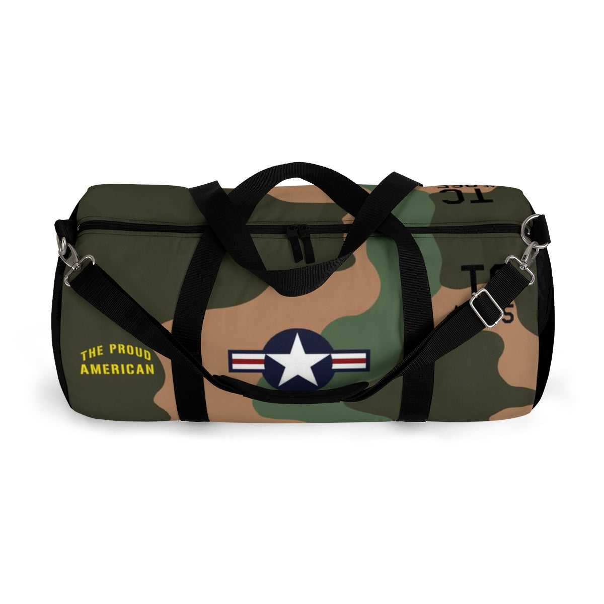 Douglas A-1 Skyraider "The Proud American" Duffel Bag - I Love a Hangar