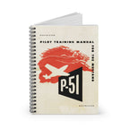 P-51 "Mustang" Inspired Spiral Notebook - I Love a Hangar