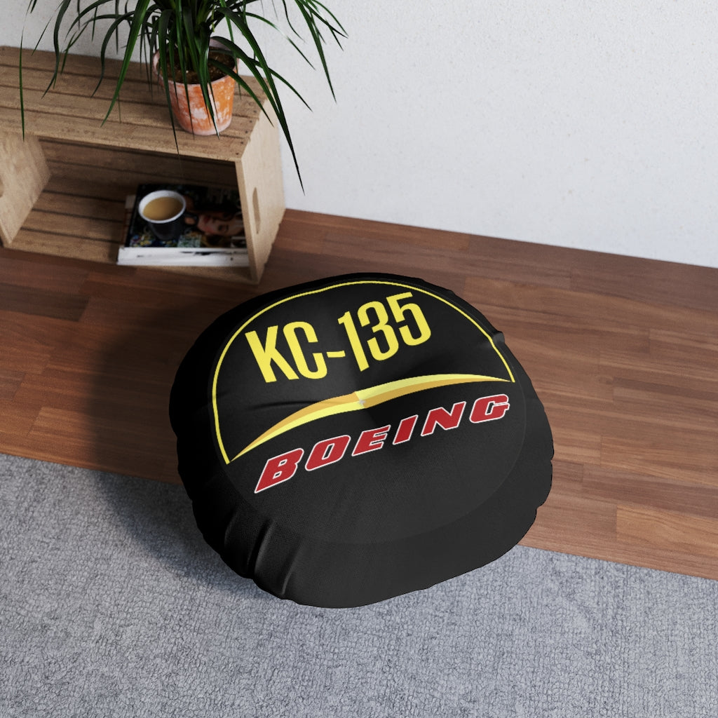 Kc0135  Tufted Floor Pillow, Round - I Love a Hangar
