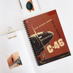 C-46 "Commando" Inspired Spiral Notebook - I Love a Hangar