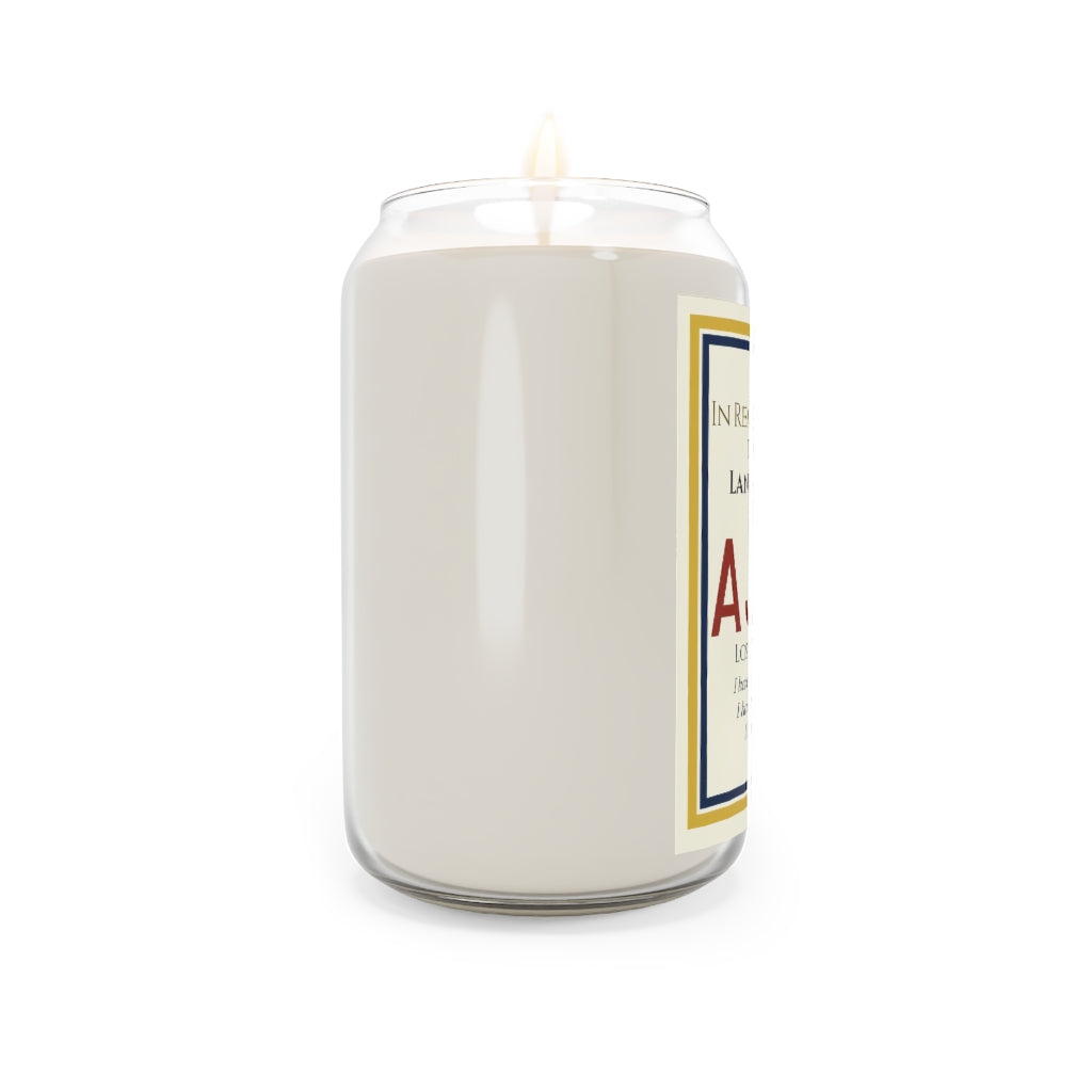 13.75 oz. Customizable Memorial Candle For Aircraft Crew (RAF/RAAF/RCAF) - I Love a Hangar