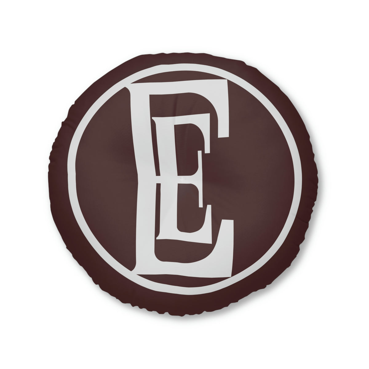 English Electric Tufted Floor Pillow, Round - I Love a Hangar