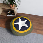 Operatoin Torch Tufted Floor Pillow, Round - I Love a Hangar