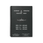 F4U "Corsair" Structural Repair Inspired Spiral Notebook - I Love a Hangar