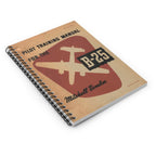 B-25 "Mitchell" Inspired Spiral Notebook - I Love a Hangar