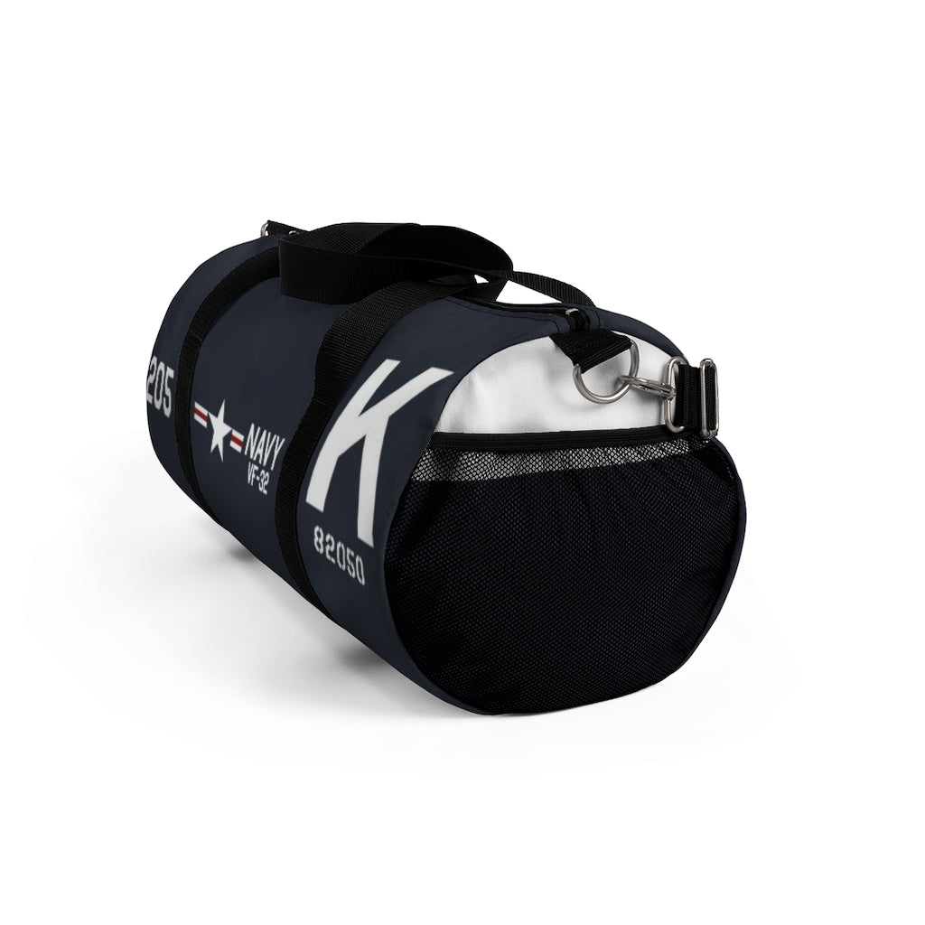 F4U of Thomas Hudner Jr Aviator Duffel Bag - I Love a Hangar