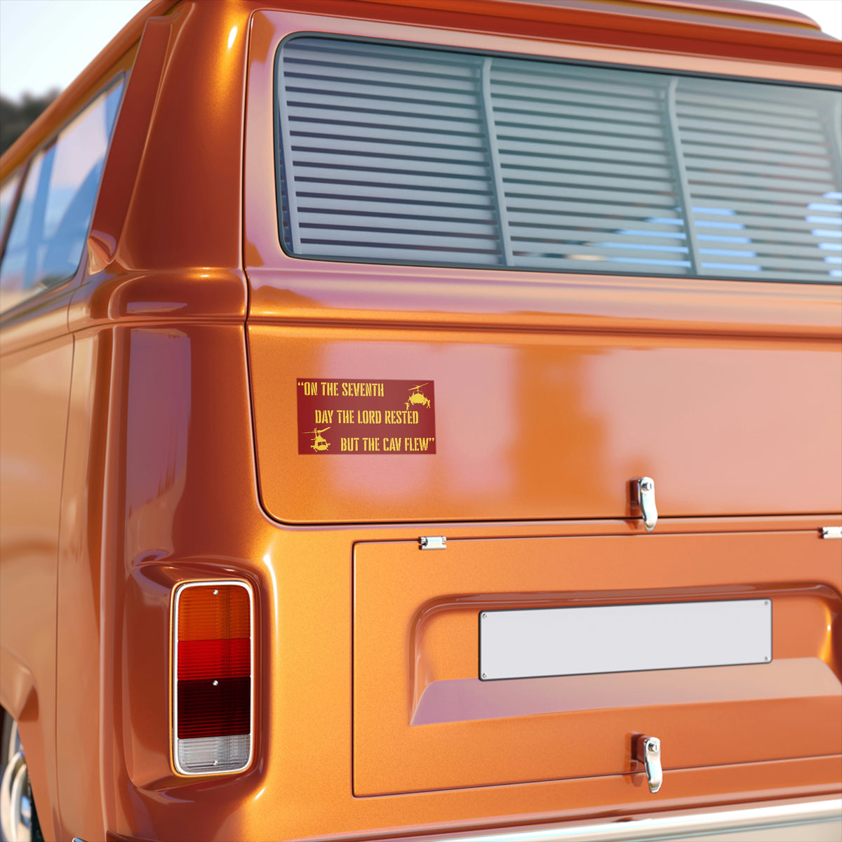 "On the 7th Day...the Cav Flew" Bumper Stickers - I Love a Hangar
