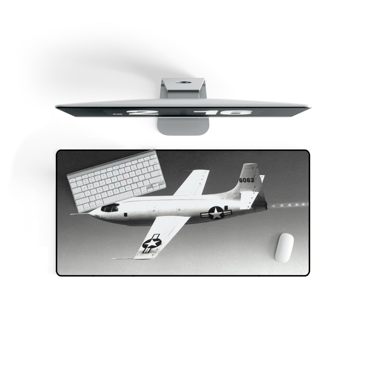 X-1 Desk Mat - I Love a Hangar