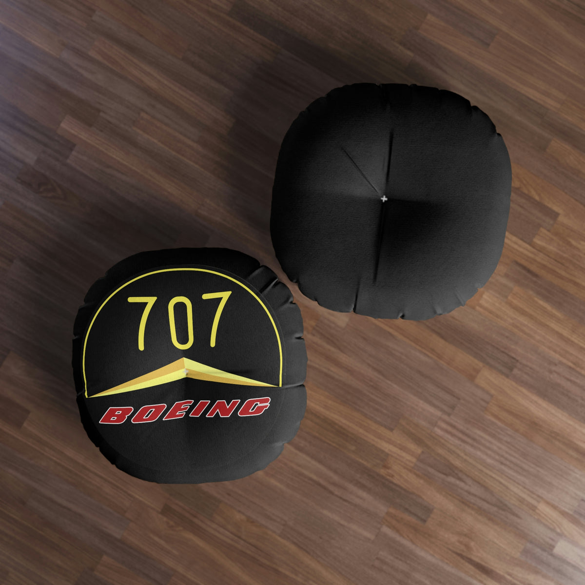 727  Tufted Floor Pillow, Round - I Love a Hangar