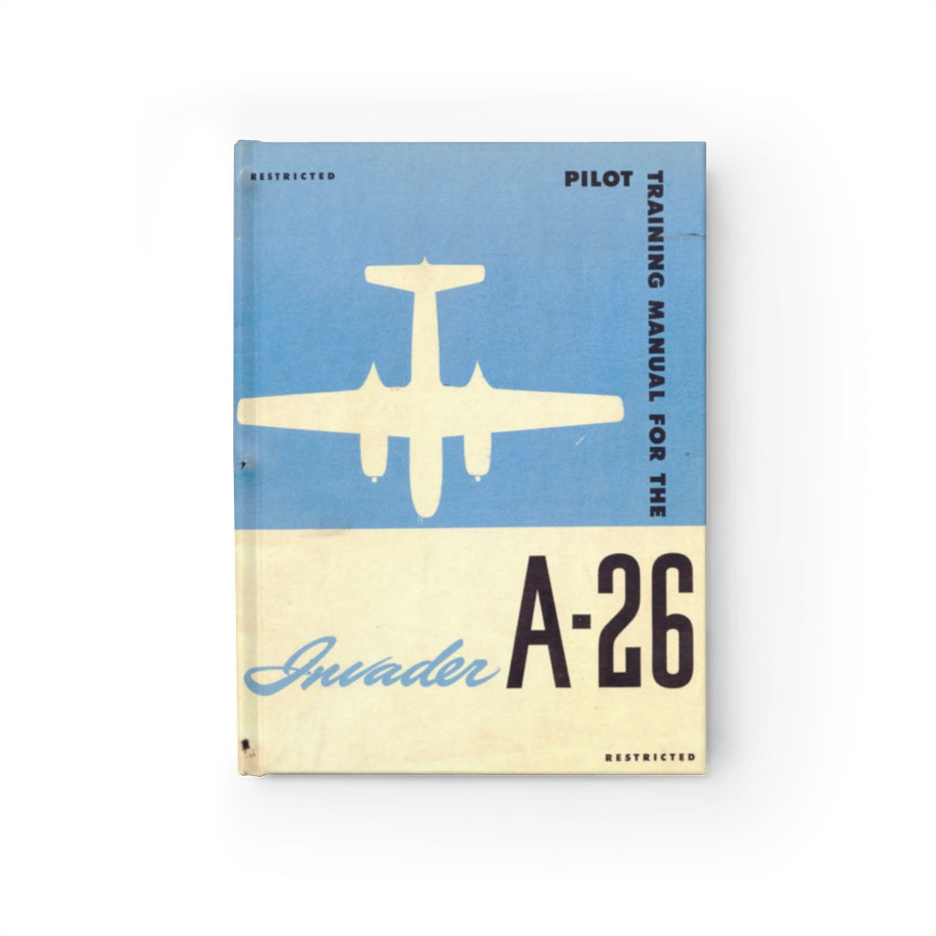 A-26 "Invader" Inspired Hardcover Journal - I Love a Hangar
