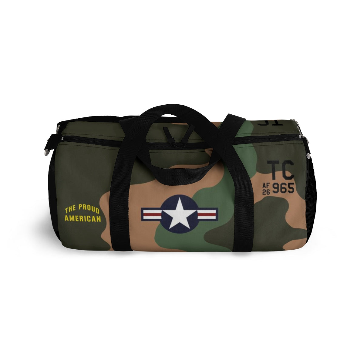 Douglas A-1 Skyraider "The Proud American" Duffel Bag - I Love a Hangar