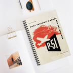 P-51 "Mustang" Inspired Spiral Notebook - I Love a Hangar