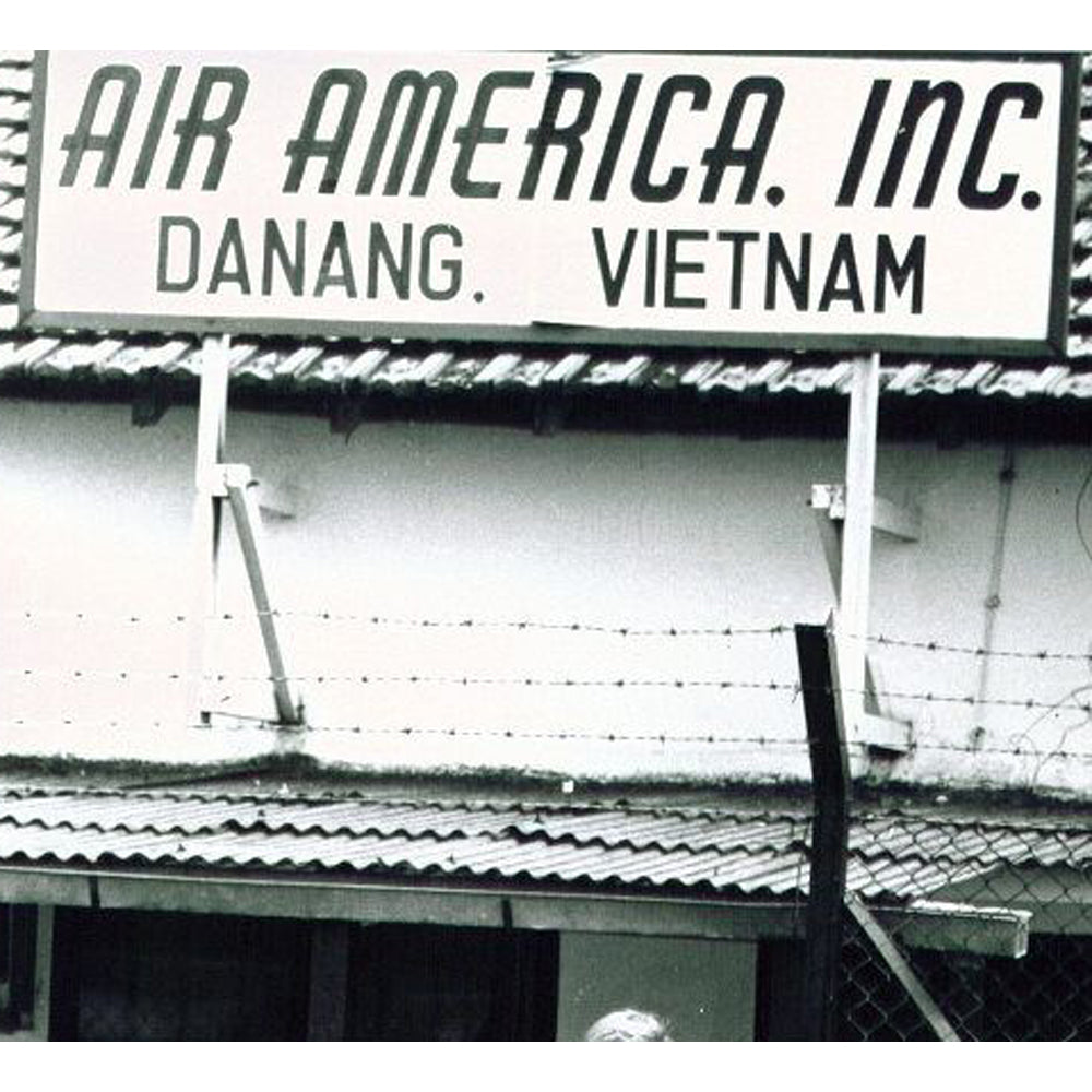 "Air America Inc." Metal Sign 16in x 12in  (Distressed Appearance) - I Love a Hangar