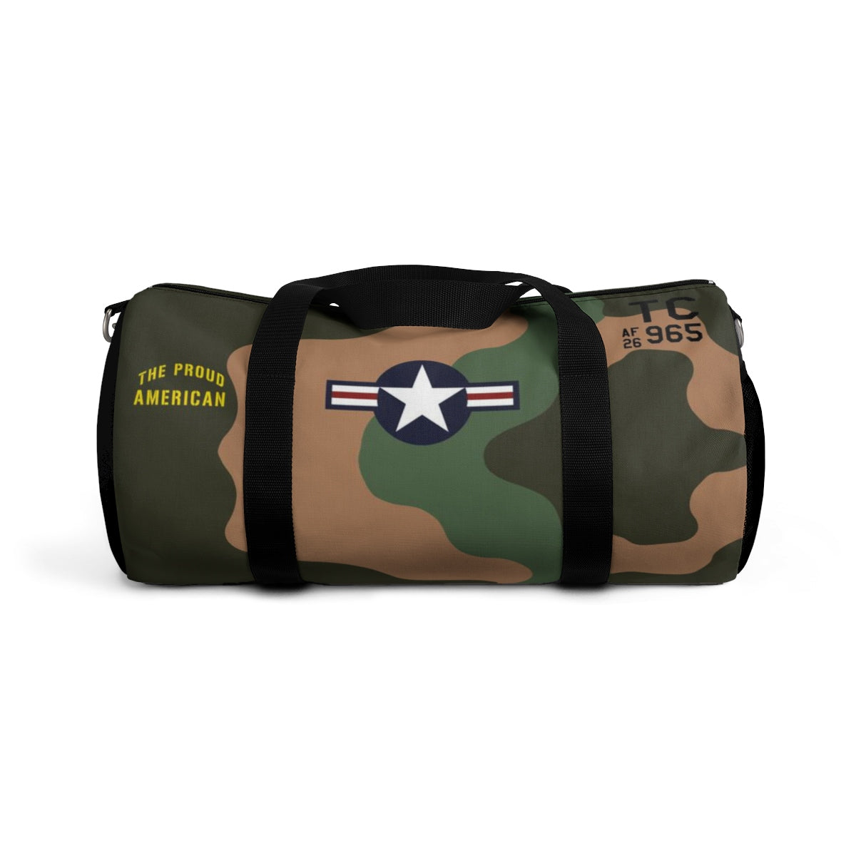 Douglas A-1 Skyraider "The Proud American" Duffel Bag - I Love a Hangar