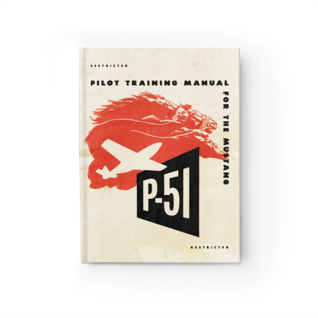P-51 "Mustang" Inspired Hardcover Journal - I Love a Hangar