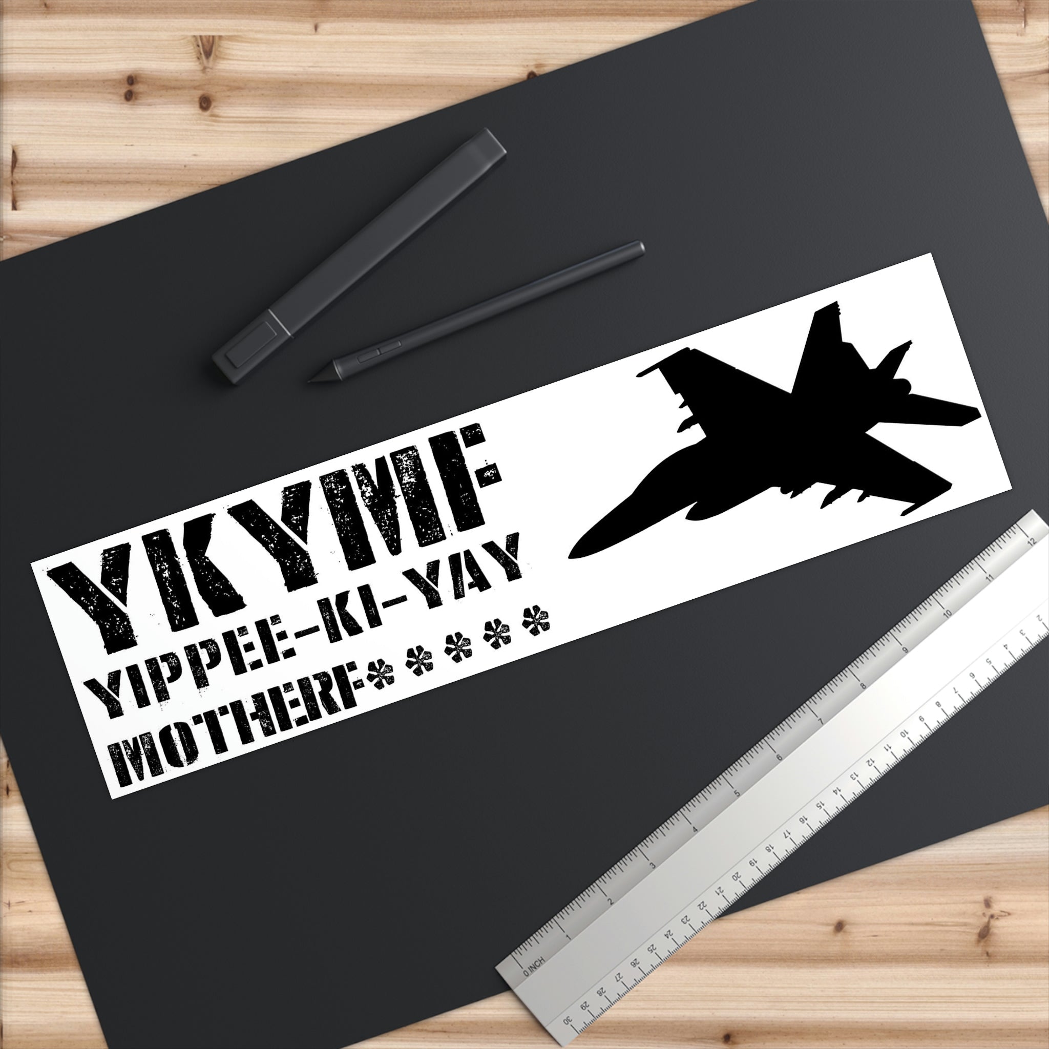"YKYMF"" Bumper Stickers - I Love a Hangar