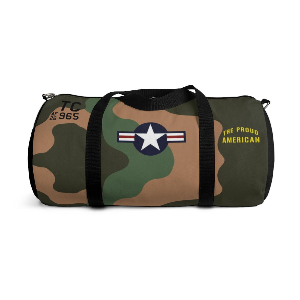 Douglas A-1 Skyraider "The Proud American" Duffel Bag - I Love a Hangar