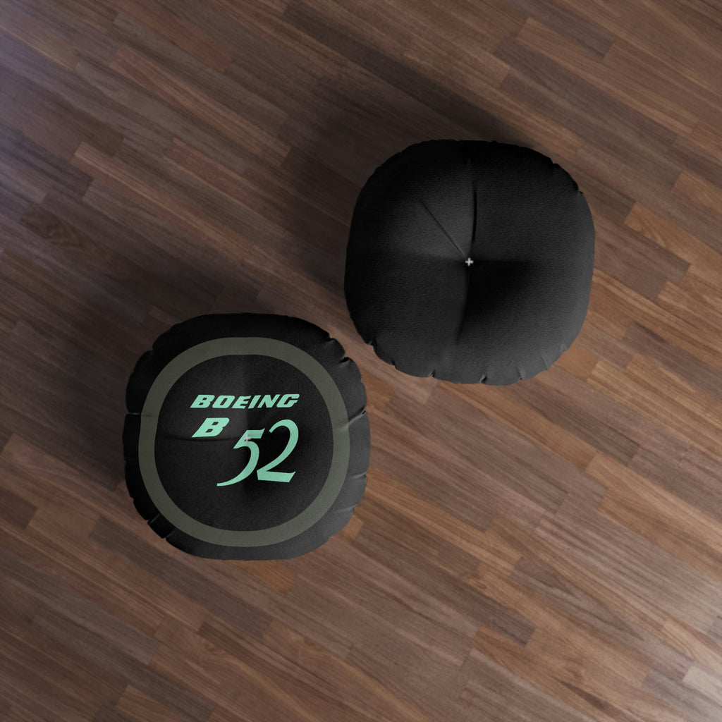 B-52  Tufted Floor Pillow, Round - I Love a Hangar