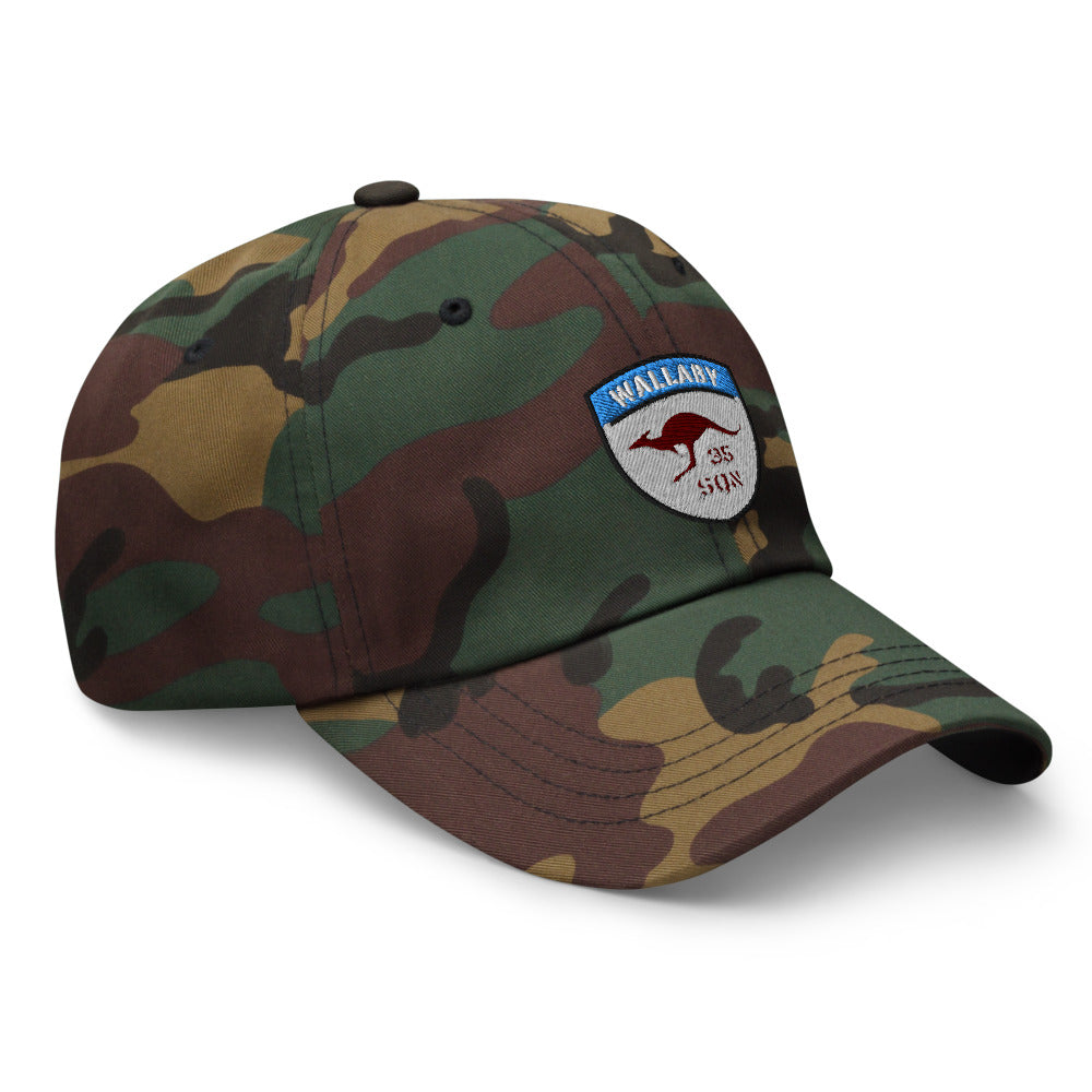 RAAF 35 SQN Wallay Airlines Dad hat - I Love a Hangar