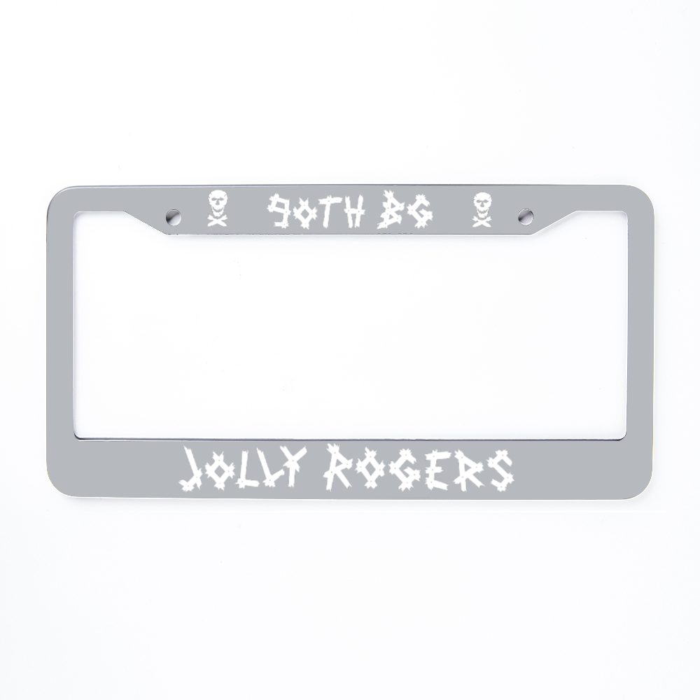 90th Bomb Group "Jolly Rogers" Inspired License Plate Frame - I Love a Hangar