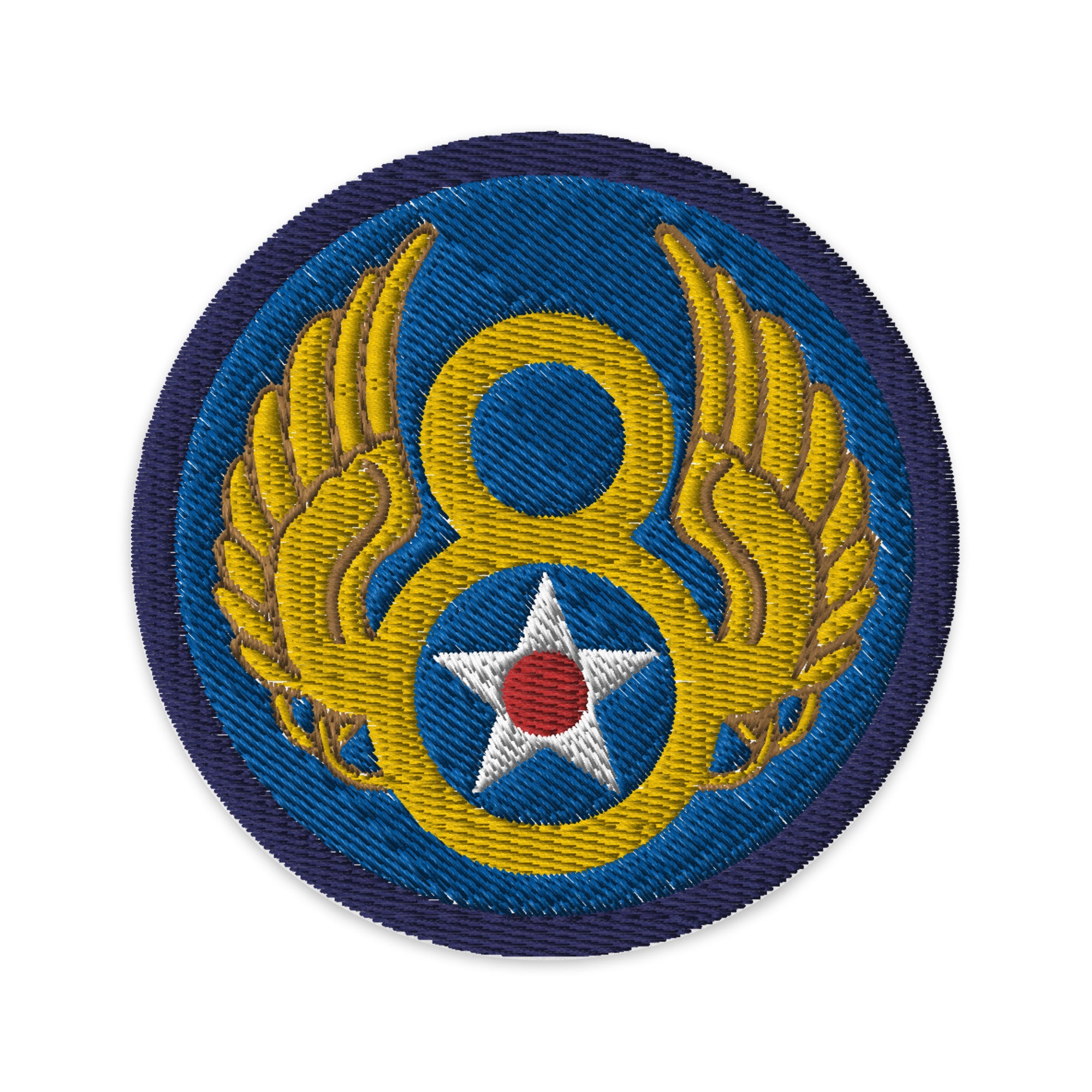 8th Air Force USAAF Embroidered patches - I Love a Hangar