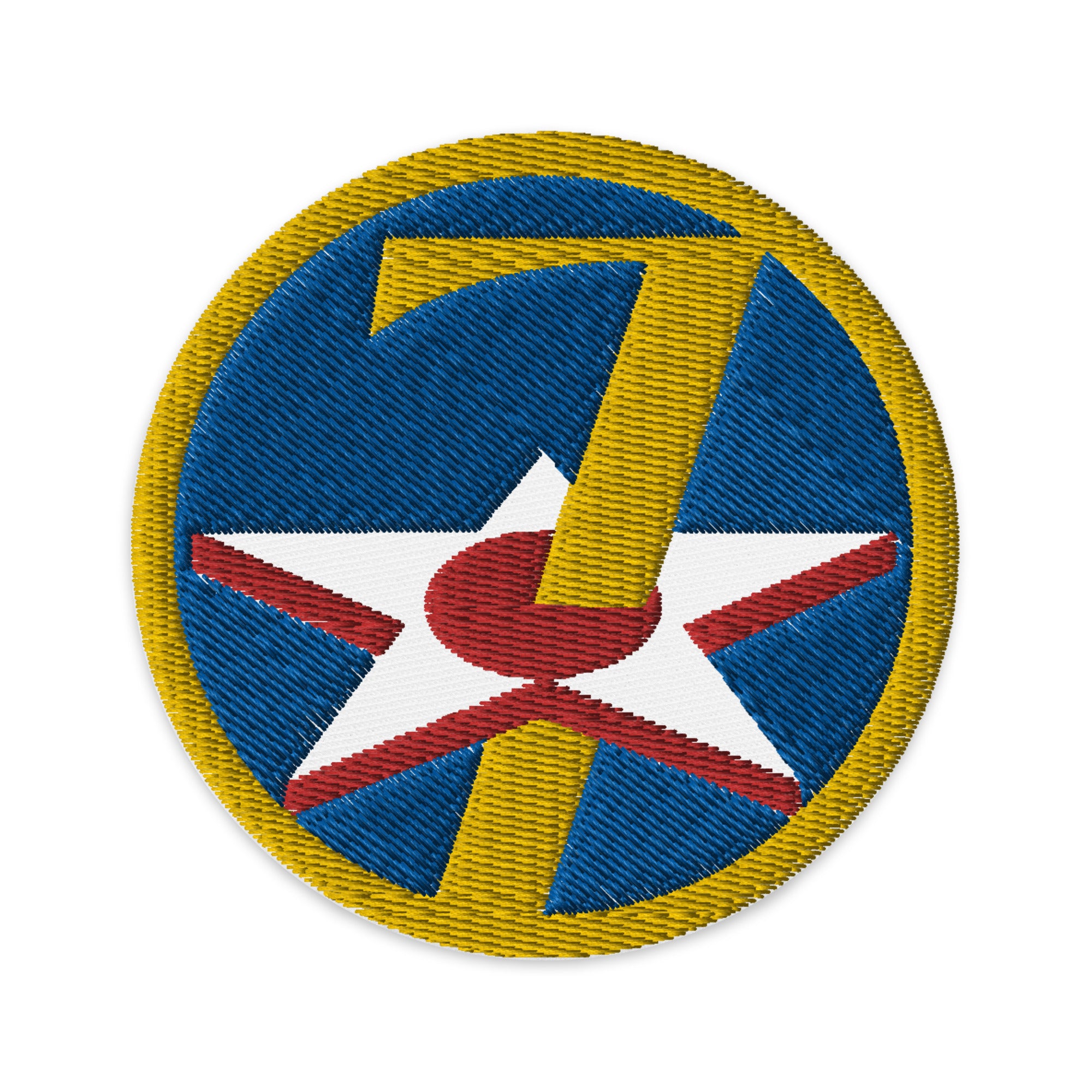 7th Air Foce USAAF Embroidered patches - I Love a Hangar