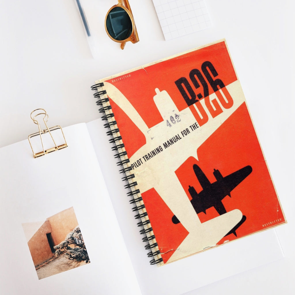 B-26 "Marauder" Inspired Spiral Notebook - I Love a Hangar