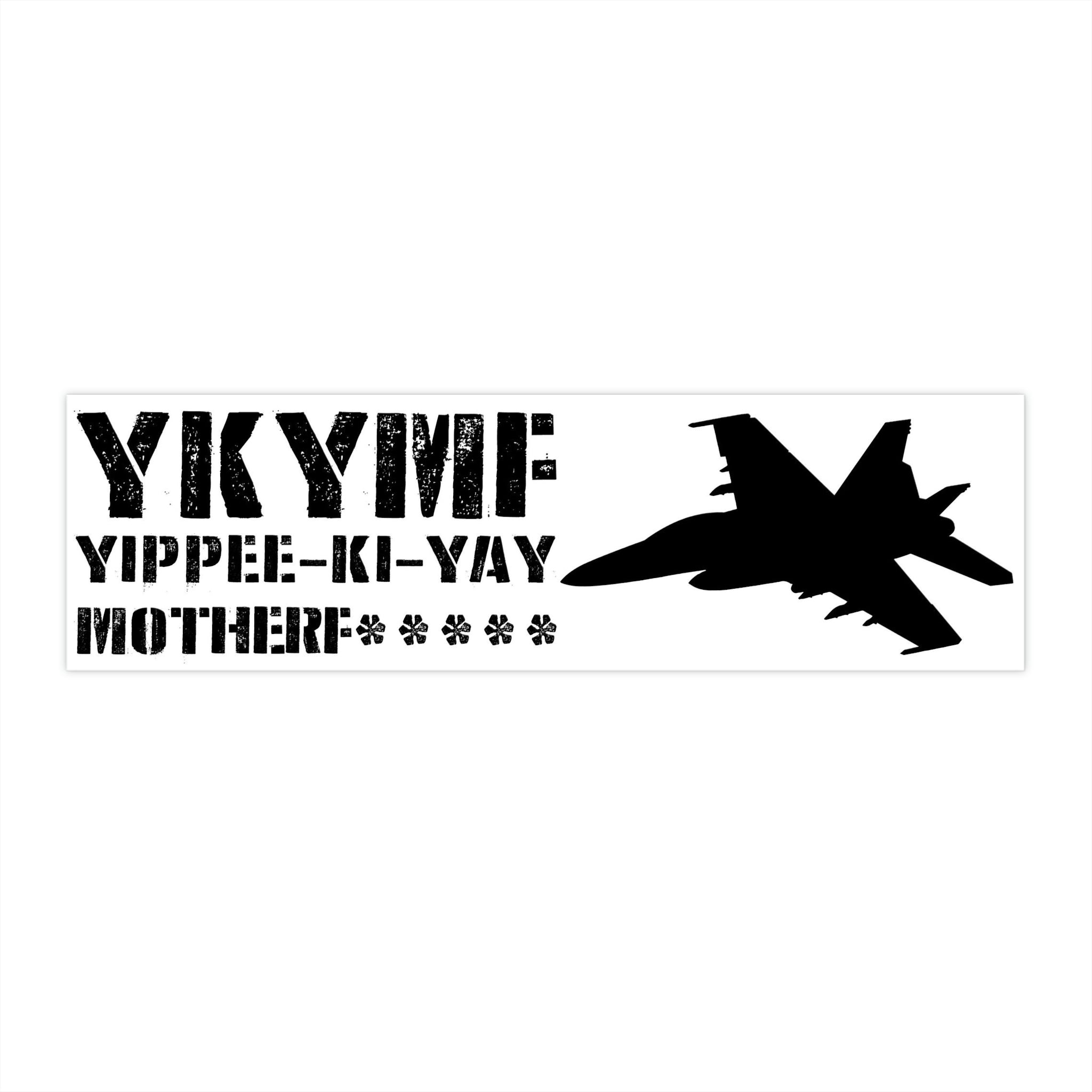 "YKYMF"" Bumper Stickers - I Love a Hangar