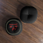 B-47  Tufted Floor Pillow, Round - I Love a Hangar
