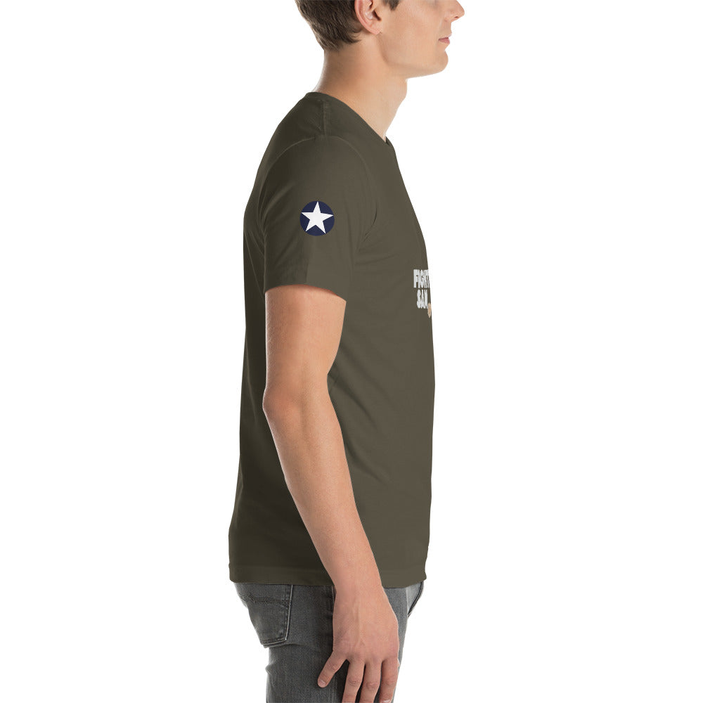 Printful Short-Sleeve Unisex T-Shirt - B-24 Fightin Sam - I Love a Hangar