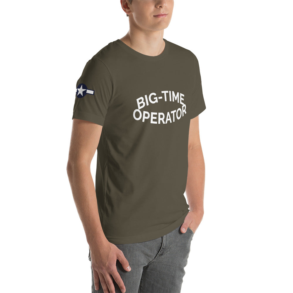 B-24 "Big Time Operator" 41-29288 Short-Sleeve Unisex T-Shirt - I Love a Hangar