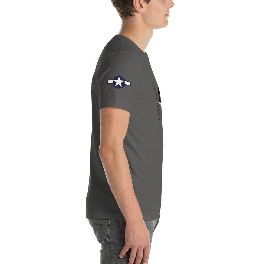 B-24 "Black Cat" 44-40704 Short-Sleeve Unisex T-Shirt - I Love a Hangar