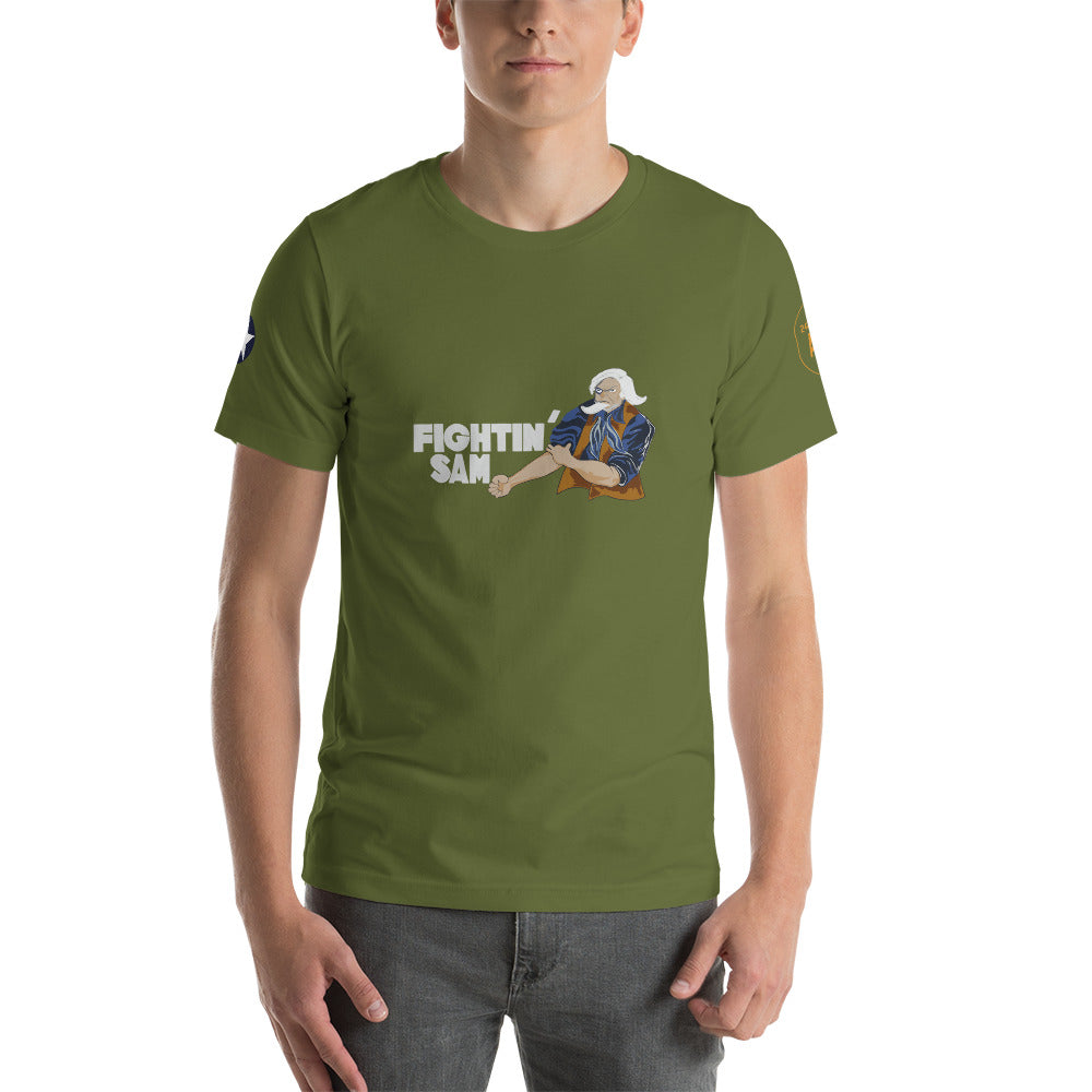 Printful Short-Sleeve Unisex T-Shirt - B-24 Fightin Sam - I Love a Hangar