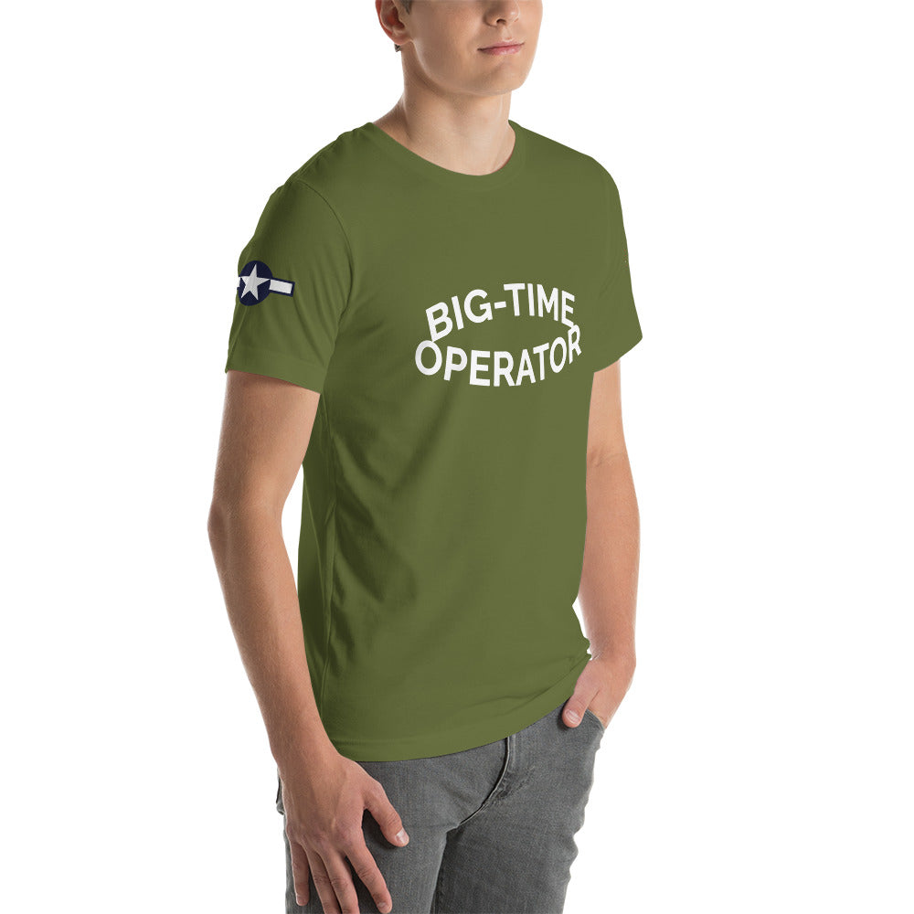 B-24 "Big Time Operator" 41-29288 Short-Sleeve Unisex T-Shirt - I Love a Hangar