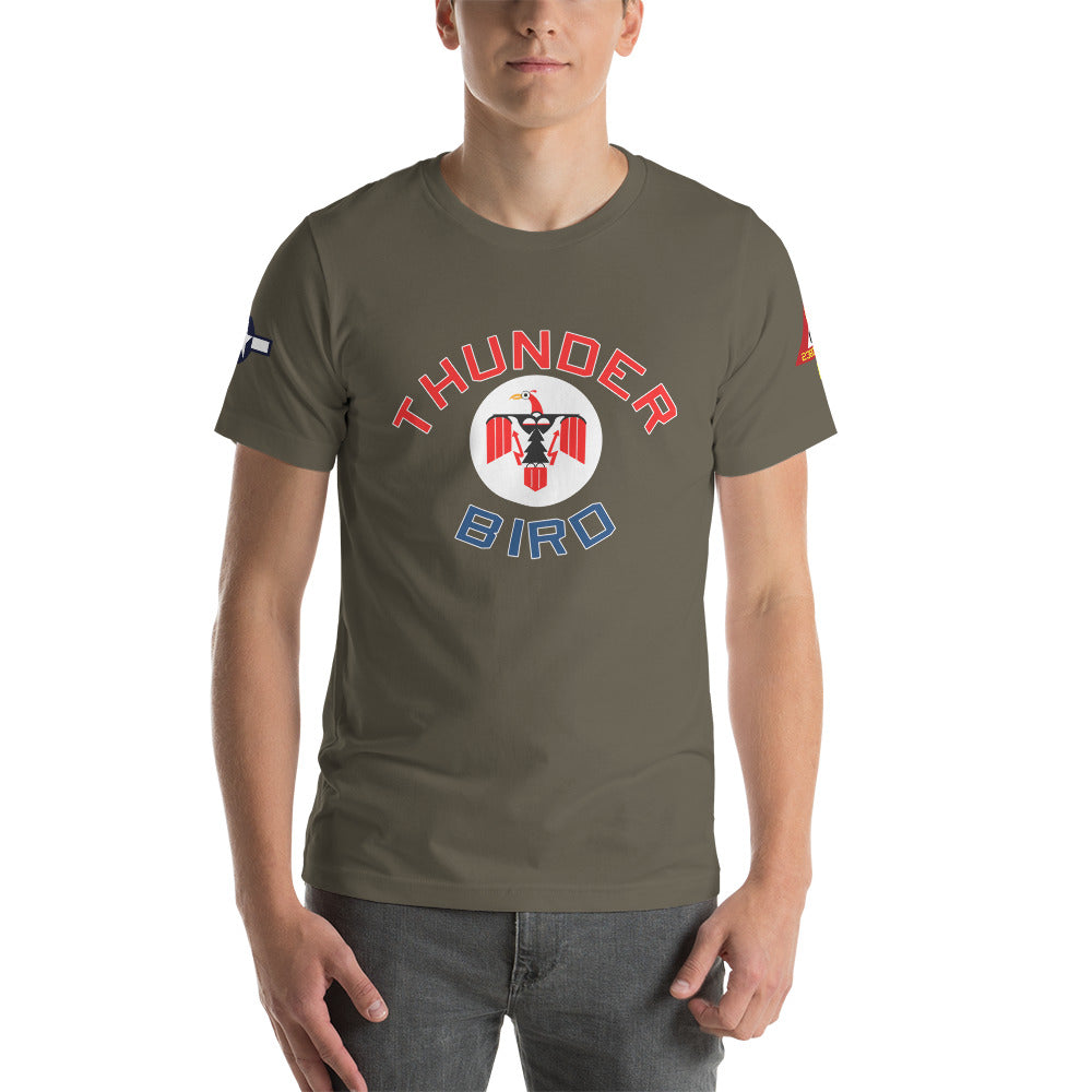 B-17 "Thunderbird" 42-38050 Short-Sleeve Unisex Premium T-Shirt - I Love a Hangar