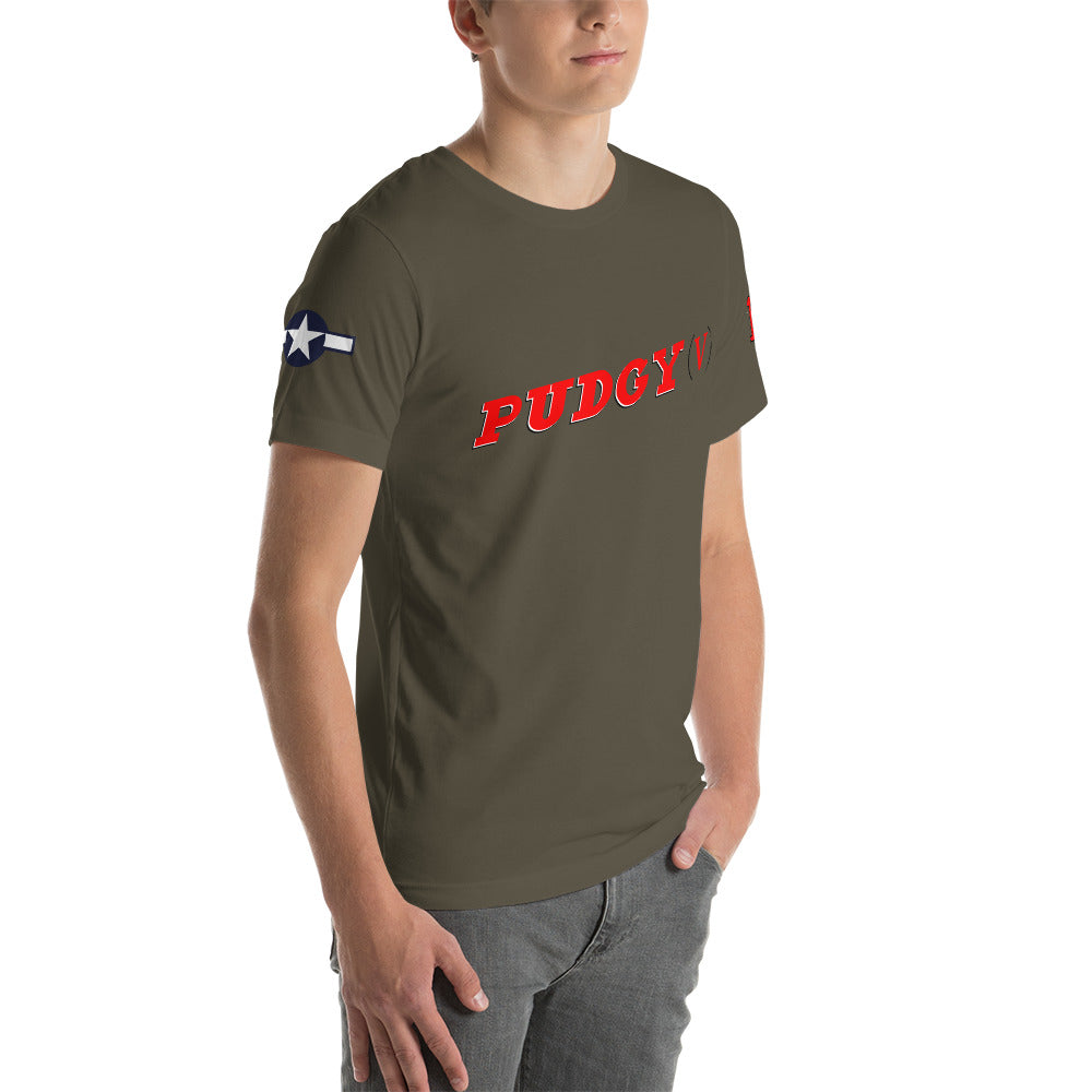 P-38 "Pudgy V" Short-Sleeve Unisex T-Shirt - I Love a Hangar