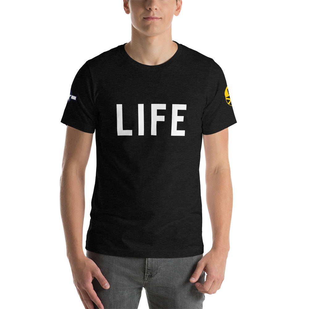 B-24 "LIFE" 42-52728 Short-Sleeve Unisex T-Shirt - I Love a Hangar